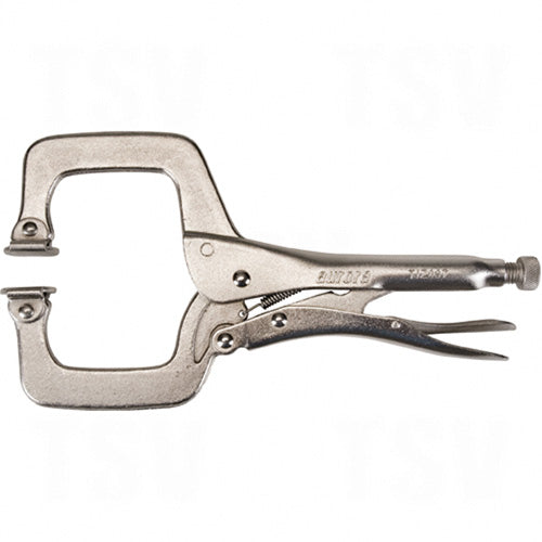 aurora tools, 11" c-clamp with swivel pad