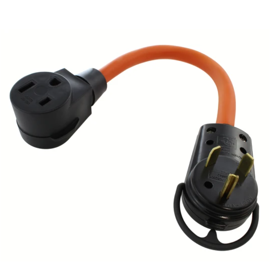 TT-30P 30A 125V Plug to 6-50 Welder Receptacle Adapter