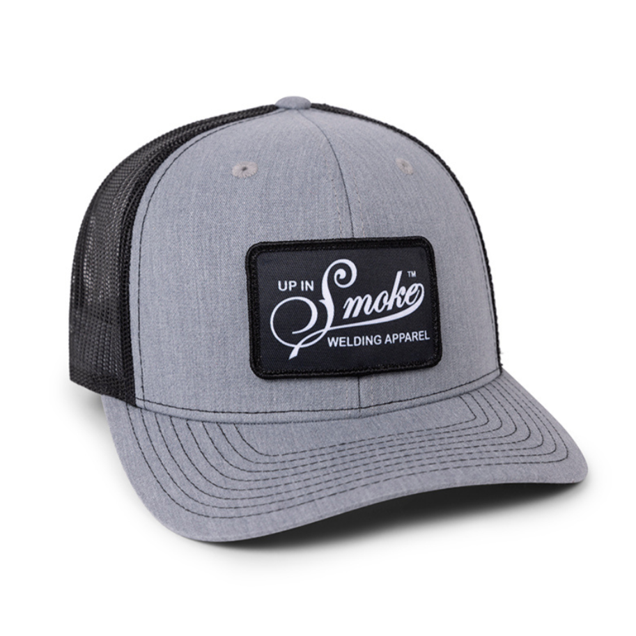 Up In Smoke GREY/BLACK Curved Brim Hat