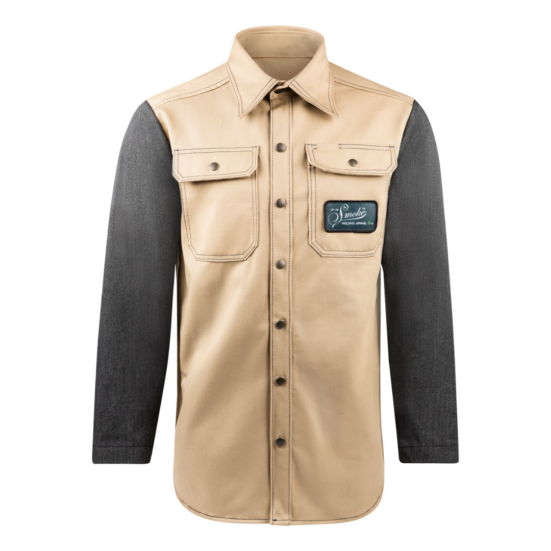 Up In Smoke NOVUS APEX FR Welding Shirt - Khaki