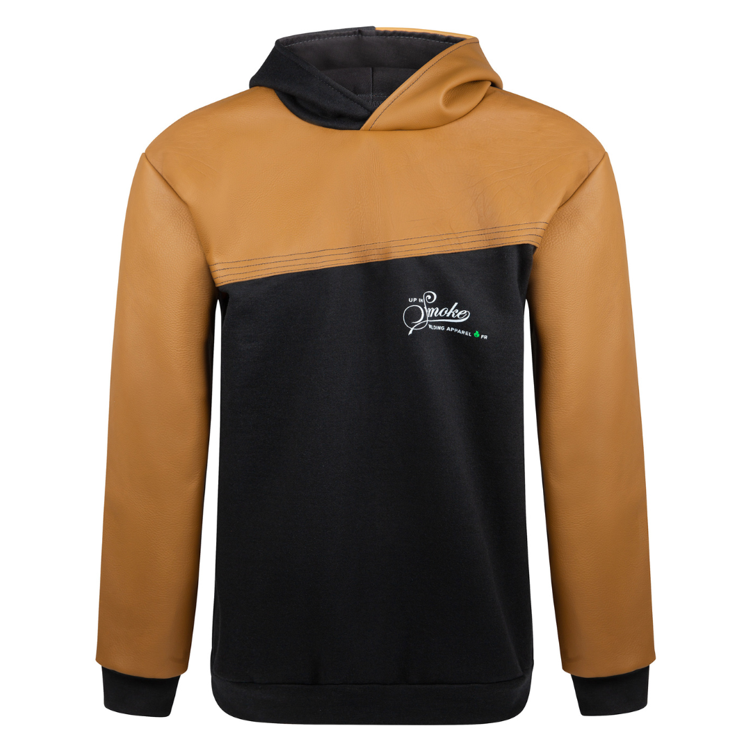 Up In Smoke THORAX FR Welding Hoodie - Black / Caramel