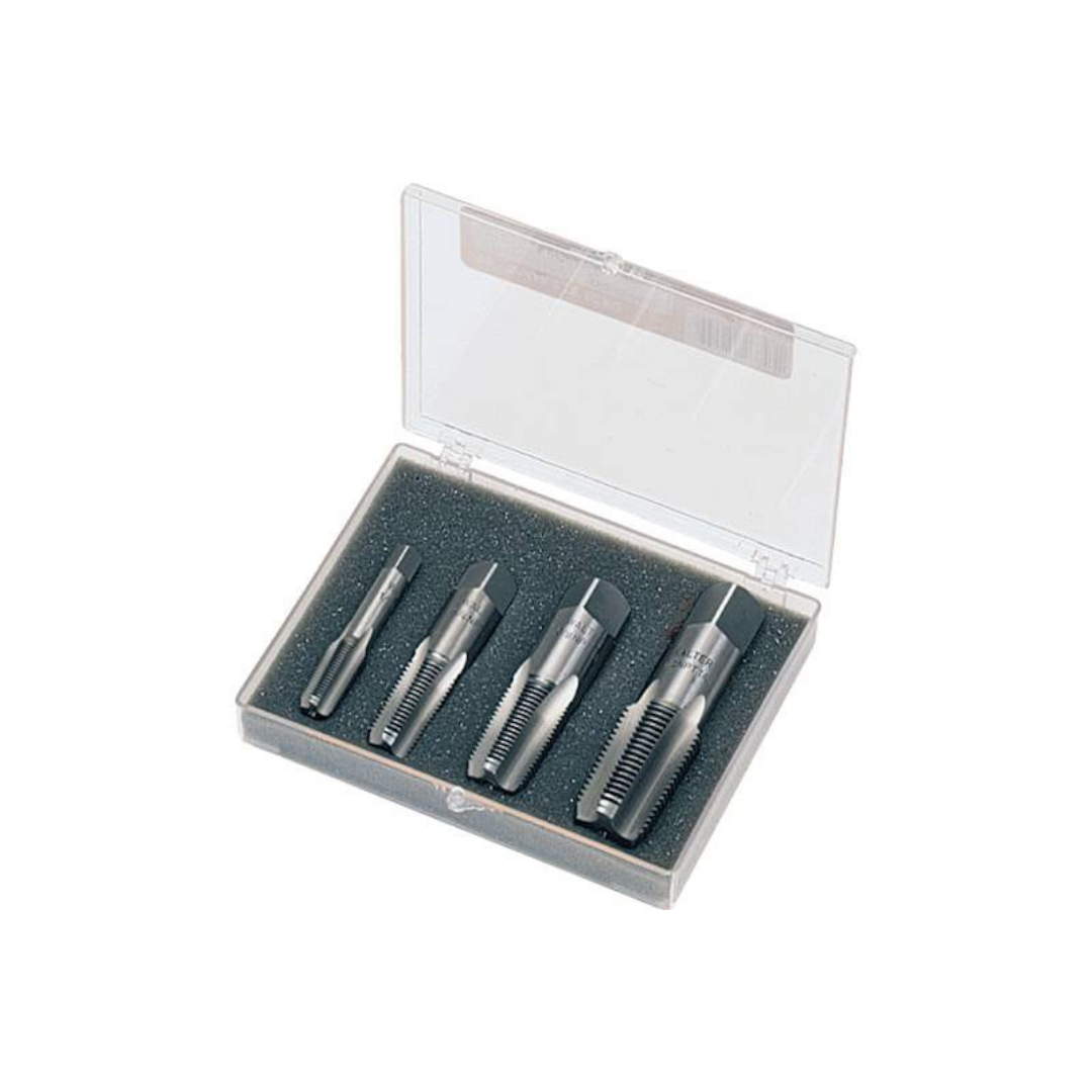 Walter 4 Piece Taper Pipe Tap Set (NPT)