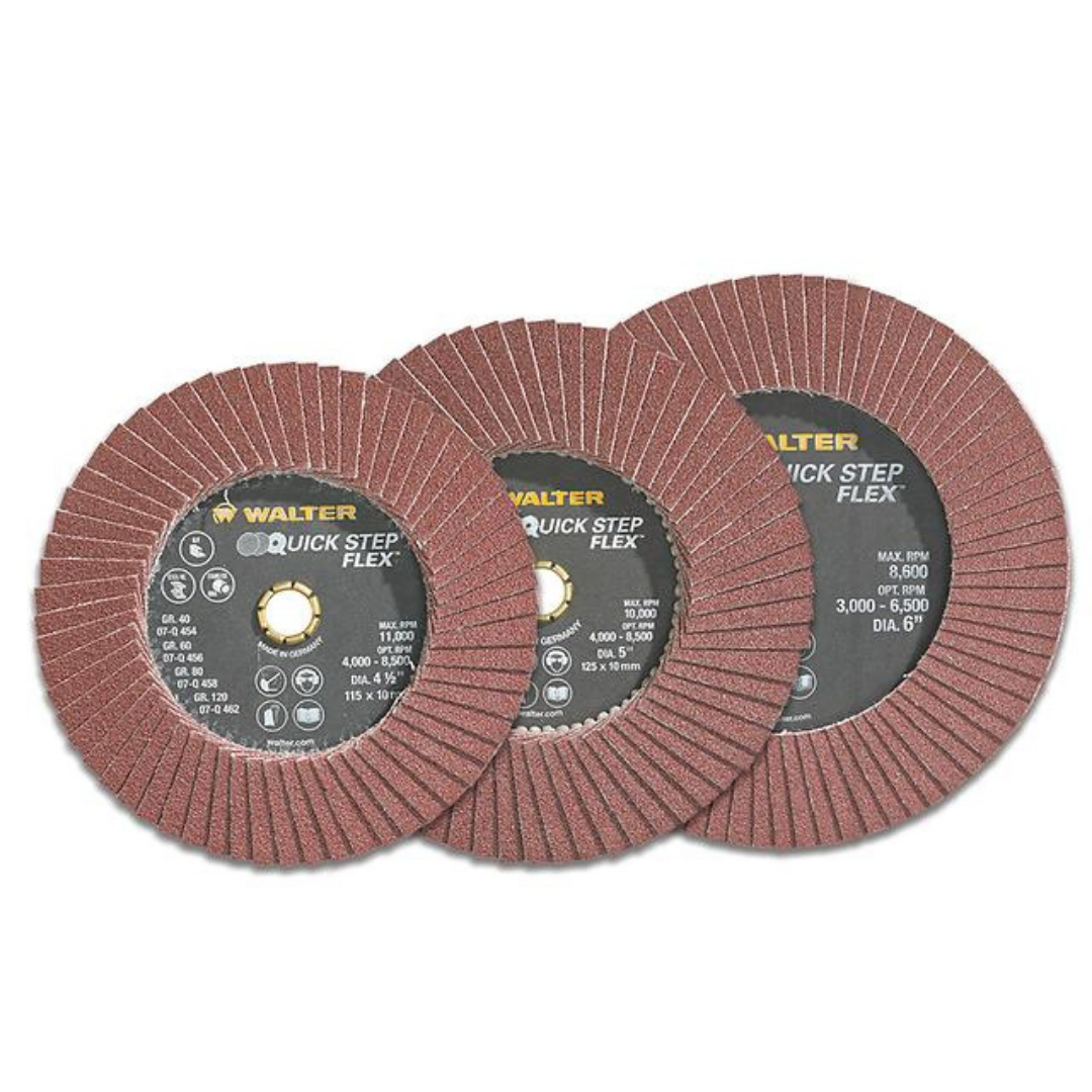 Walter QUICK-STEP FLEX Flexible Flap Discs