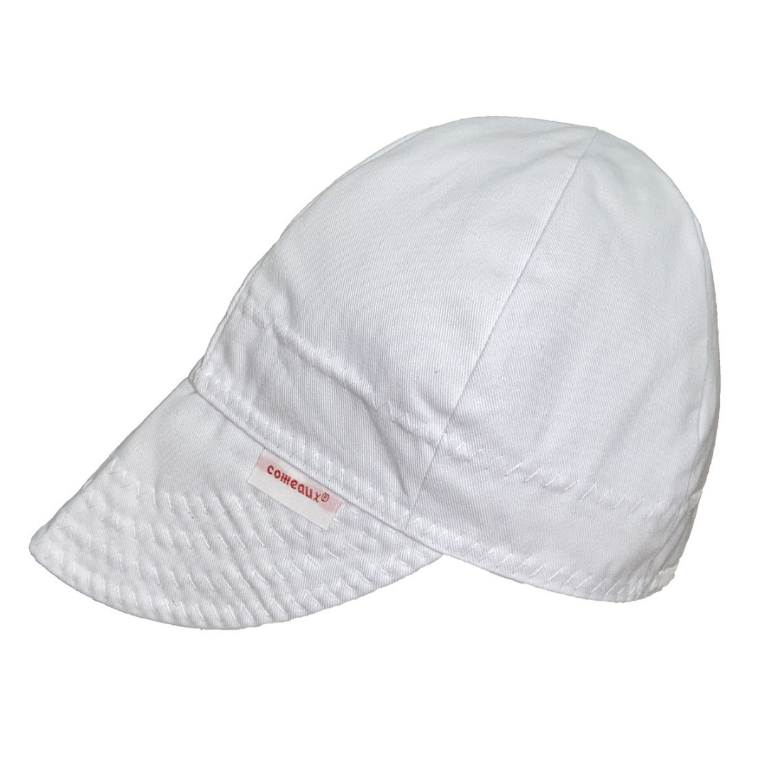 Comeaux White Welding Cap