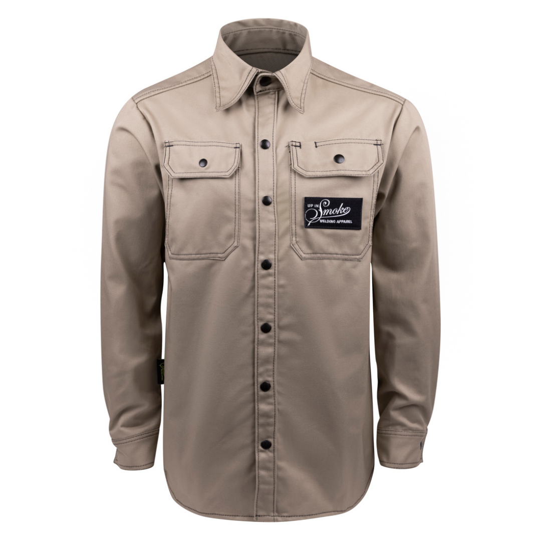 Up In Smoke Zestos Work Shirt - Khaki