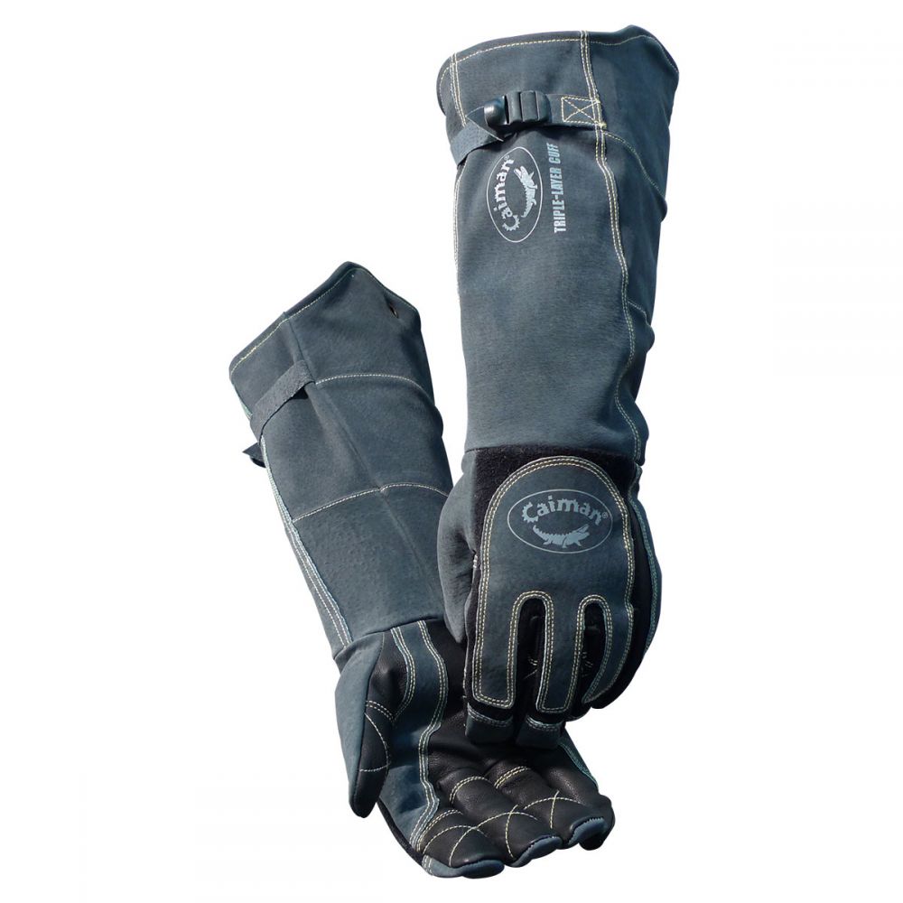 Caiman 1879-5 Triple Layer 21" Cuff MIG/Stick Welding Gloves