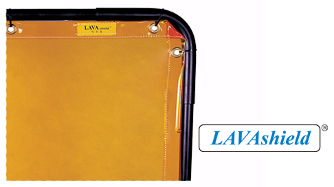 weldas lavashield yellow welding curtain