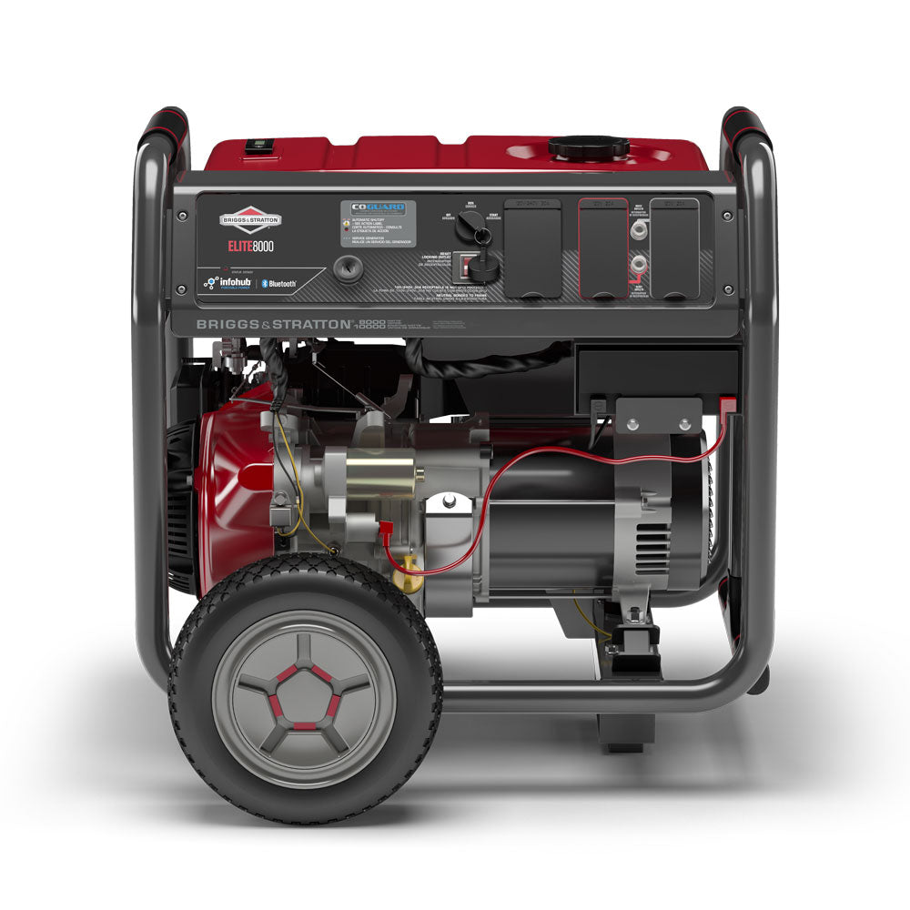 Elite Portable Generator 8000W Electric Start, Gasoline - Briggs & Stratton